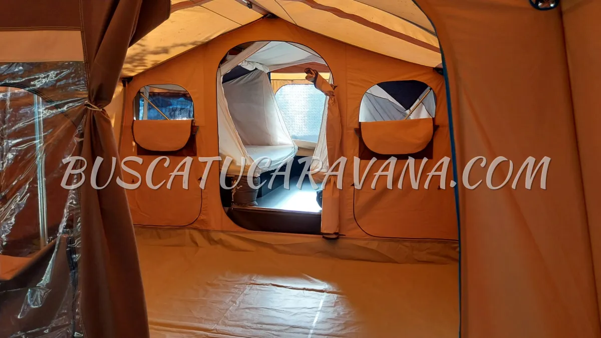 Remolque carro tienda Trigano Galleon 2019 impecable