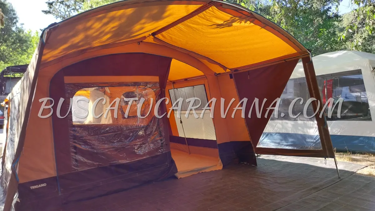 Remolque carro tienda Trigano Galleon 2019 impecable