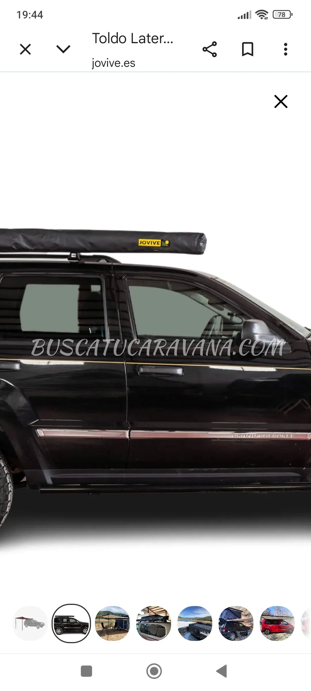 Toldo lateral Jovive para coche 250x250 - foto 2