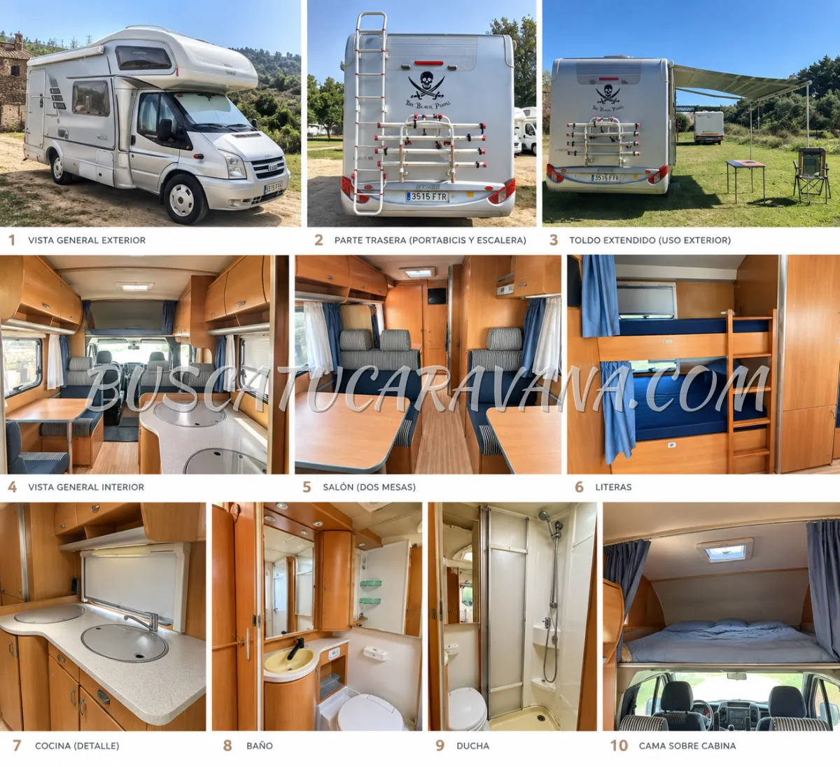 Hymer Camp 682 CL 110 CV – amplia, muy cuidada y equipada