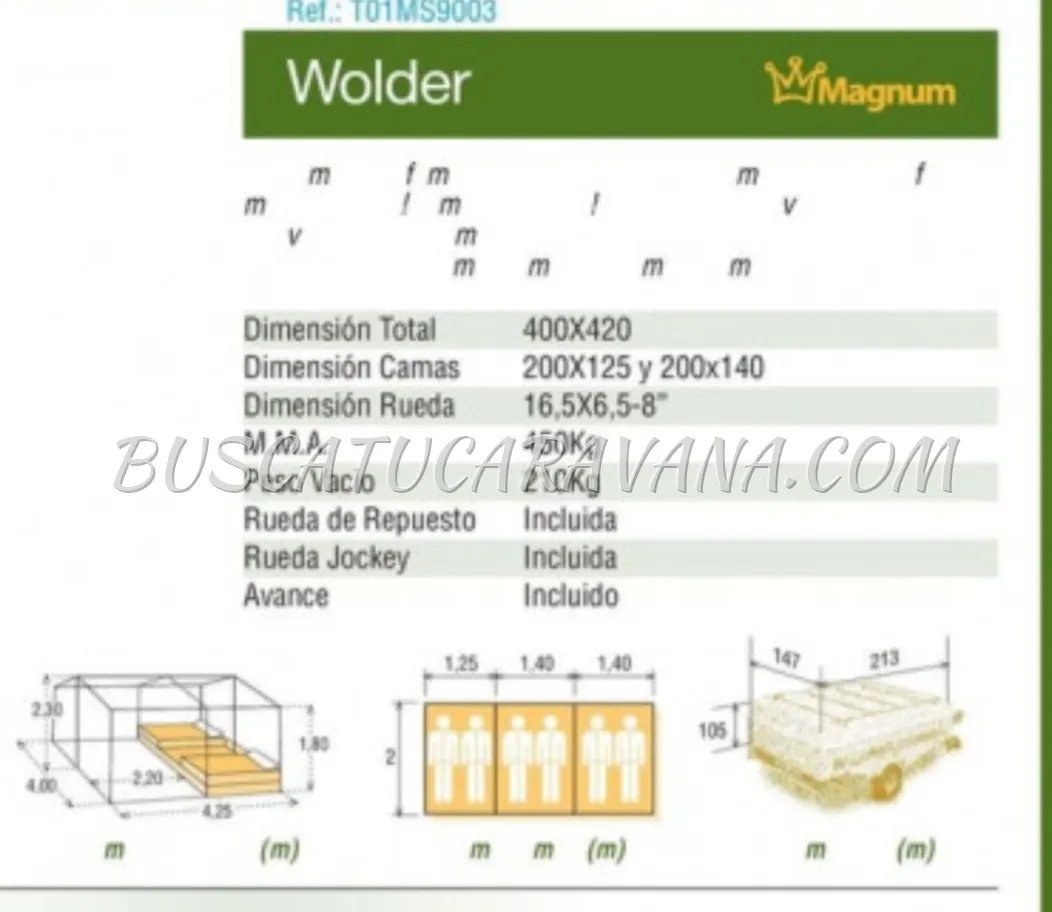 Carro tienda General Wolder Magnum - foto 2